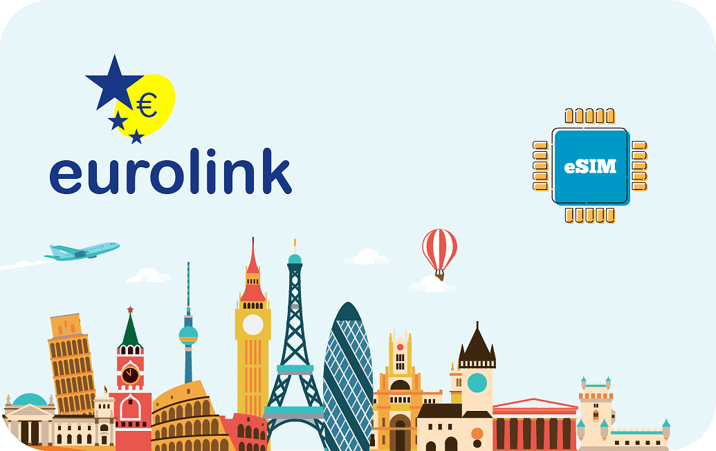 Europa eSIM - 20 GB, 30 Tage